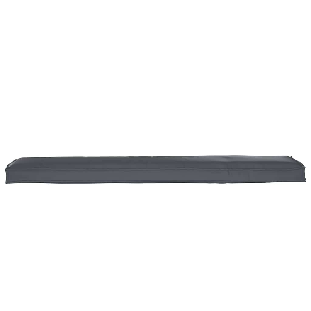 Cuscino per pallet Tessuto Oxford Antracite 180 x 40 x 8 cm