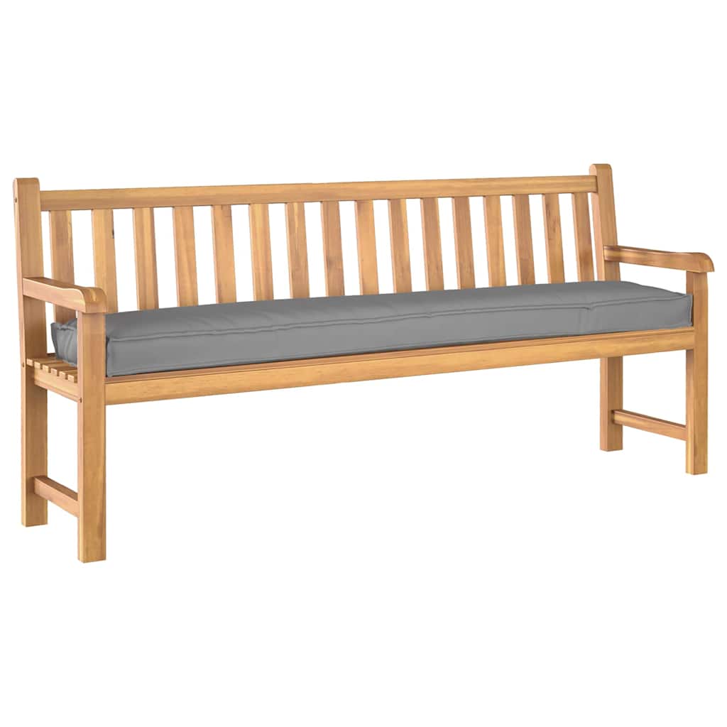 Cuscino per pallet Tessuto Oxford Grigio 180 x 40 x 8 cm