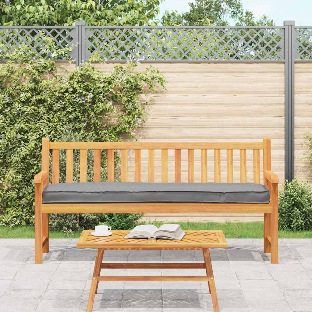 Cuscino per pallet Tessuto Oxford Grigio 180 x 40 x 8 cm