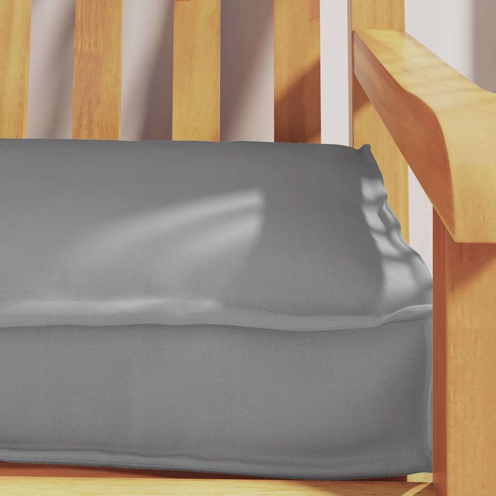 Cuscino per pallet Tessuto Oxford Grigio 180 x 40 x 8 cm