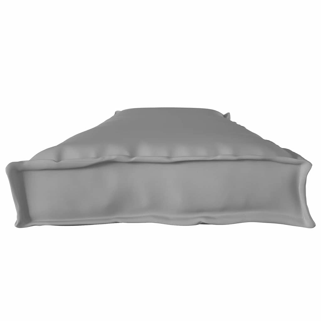 Cuscino per pallet Tessuto Oxford Grigio 180 x 40 x 8 cm