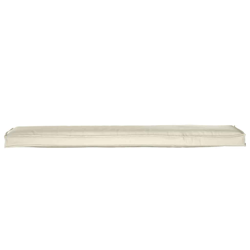 Cuscino per pallet Tessuto Oxford Crema 180 x 40 x 8 cm