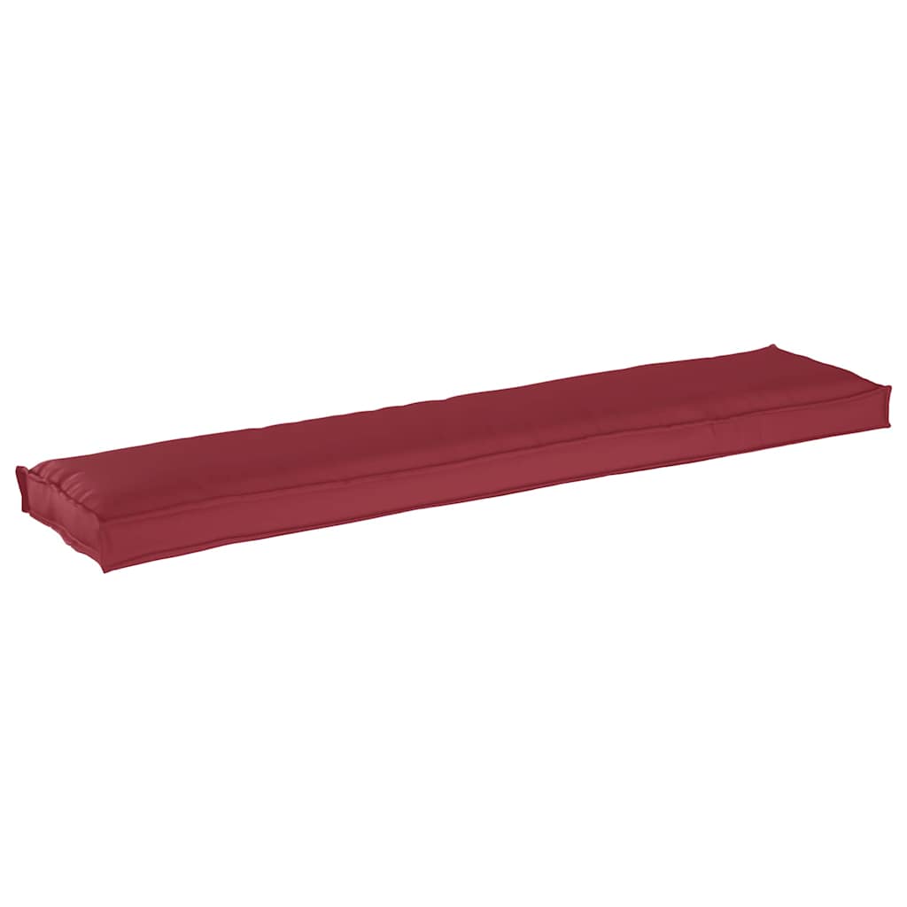 Cuscino per pallet Tessuto Oxford Rosso Vino 180 x 40 x 8 cm