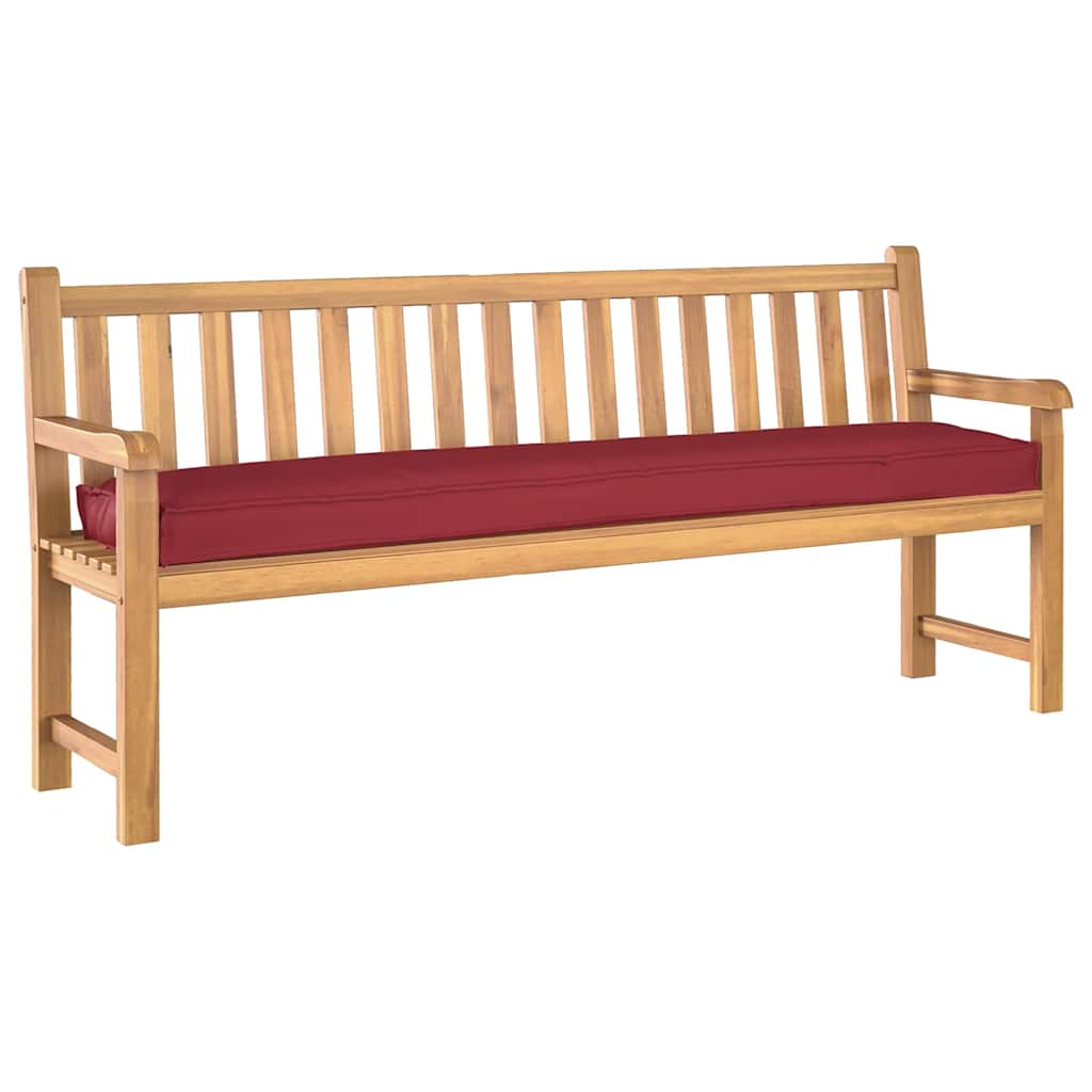 Cuscino per pallet Tessuto Oxford Rosso Vino 180 x 40 x 8 cm