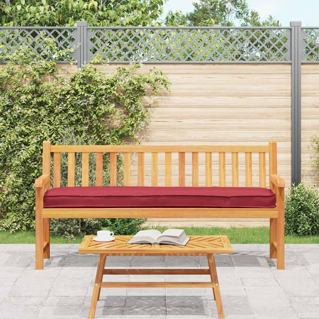 Cuscino per pallet Tessuto Oxford Rosso Vino 180 x 40 x 8 cm