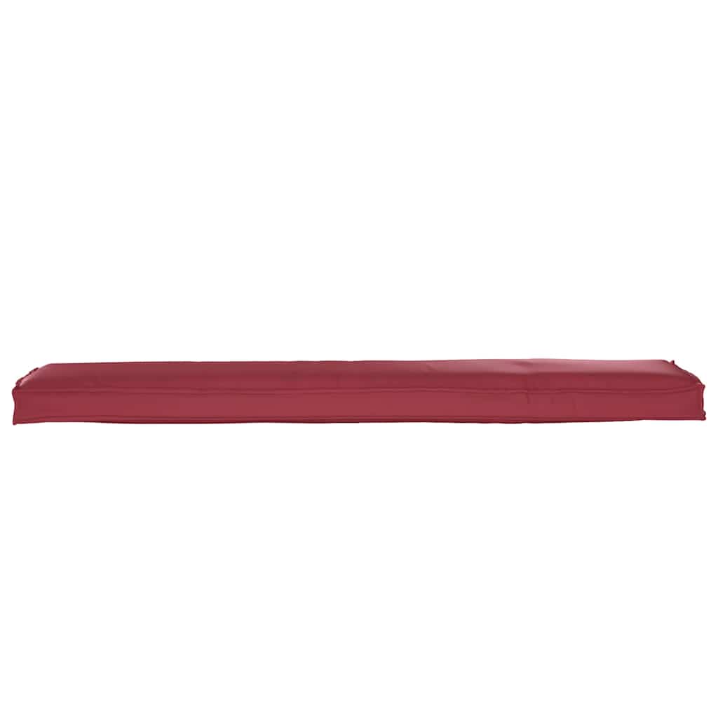 Cuscino per pallet Tessuto Oxford Rosso Vino 180 x 40 x 8 cm