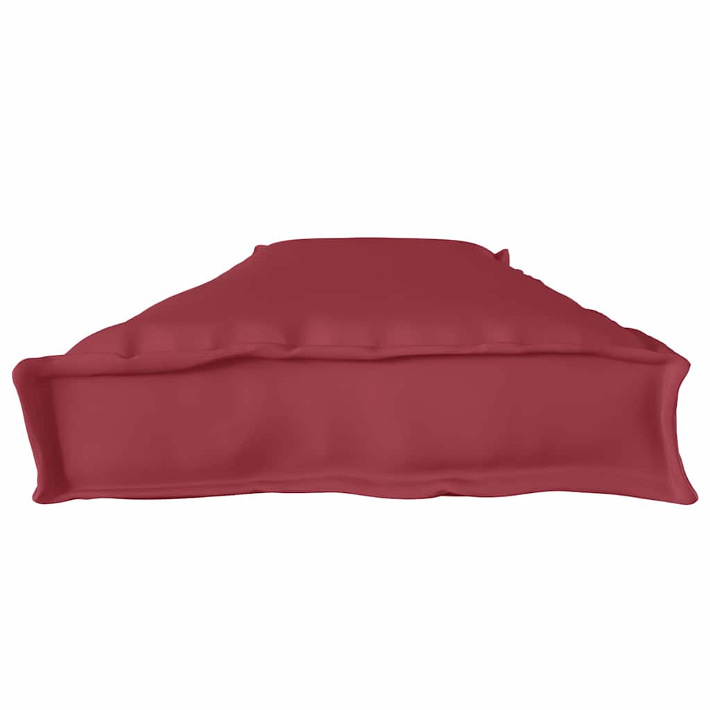 Cuscino per pallet Tessuto Oxford Rosso Vino 180 x 40 x 8 cm