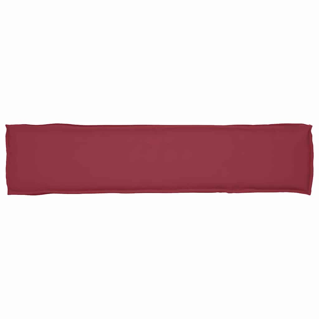 Cuscino per pallet Tessuto Oxford Rosso Vino 180 x 40 x 8 cm