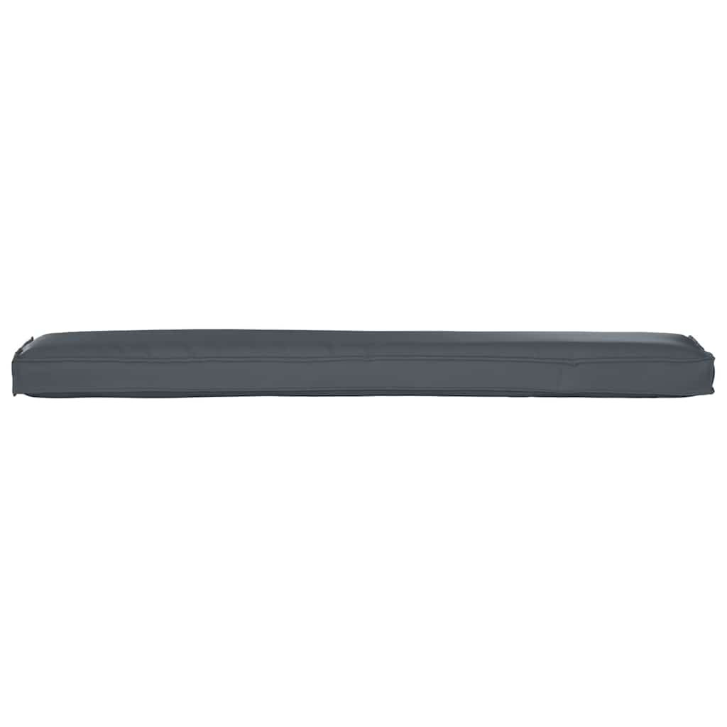 Cuscino per pallet Antracite 200 x 40 x 8 cm Tessuto Oxford