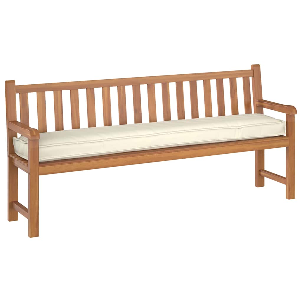Cuscino per pallet Crema 200 x 40 x 8 cm Tessuto Oxford
