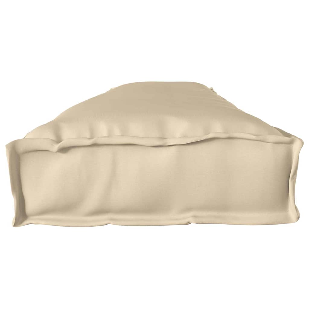 Cuscino per pallet Beige 200 x 40 x 8 cm Tessuto Oxford
