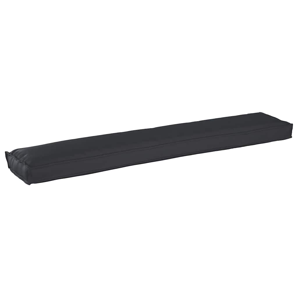 Cuscino per pallet Nero 200 x 40 x 8 cm Tessuto Oxford