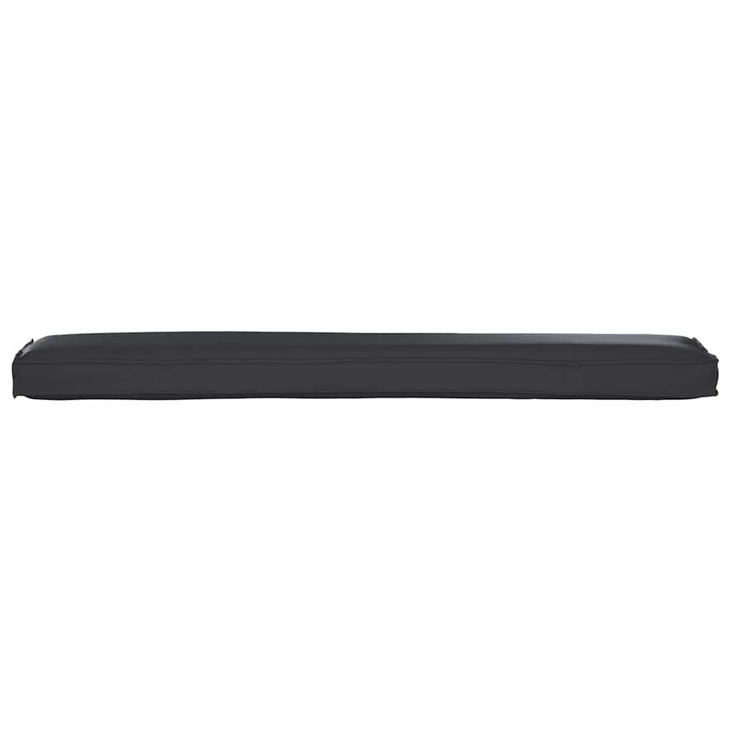 Cuscino per pallet Nero 200 x 40 x 8 cm Tessuto Oxford