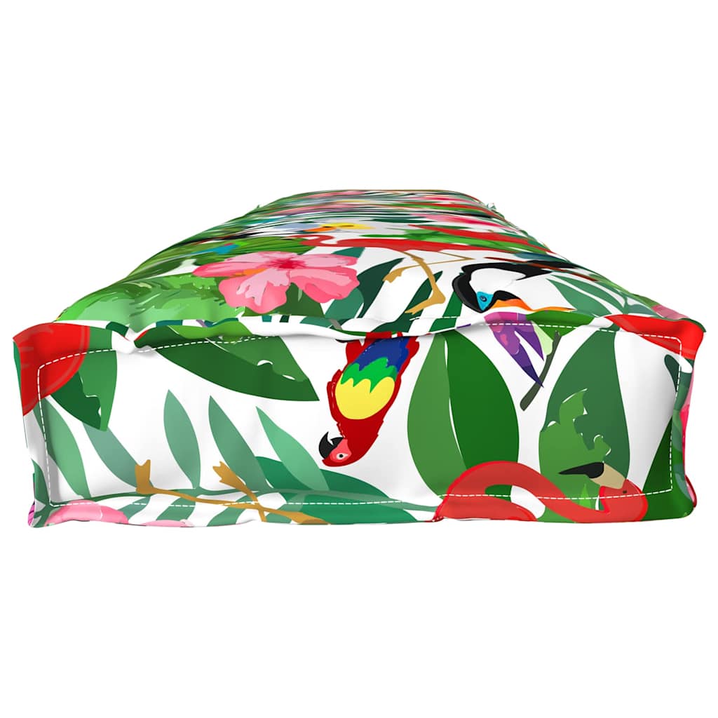 Cuscino per pallet Floreale Giungla Tropicale 200 x 40 x 8 cm
