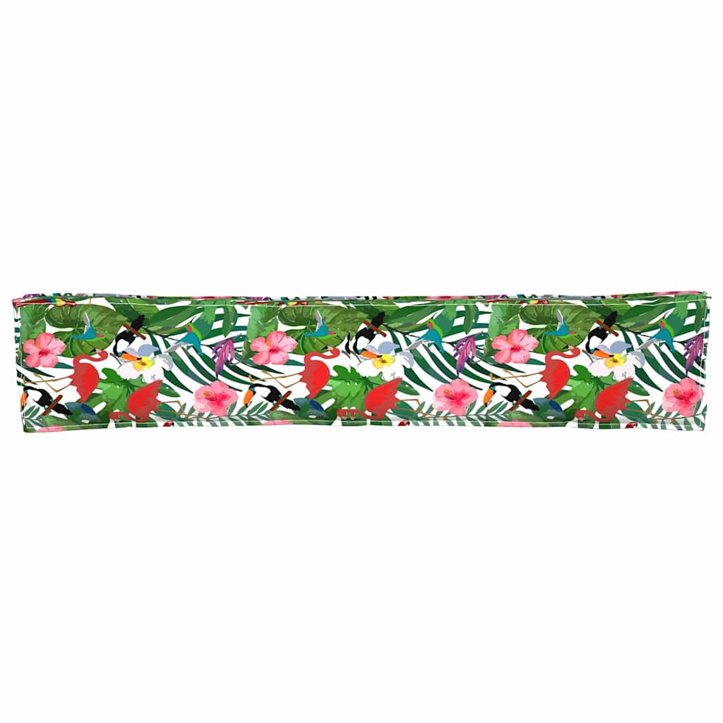 Cuscino per pallet Floreale Giungla Tropicale 200 x 40 x 8 cm
