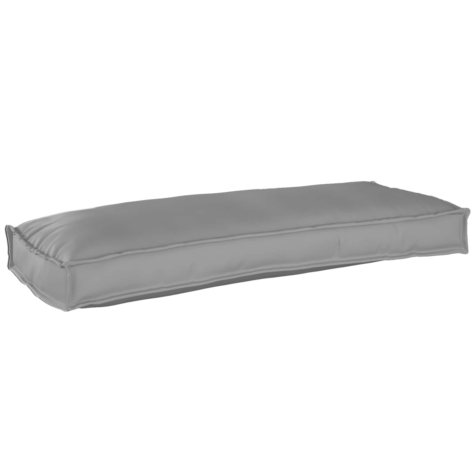 Set di Cuscini per Pallet 2 pz Tessuto Oxford Grigio