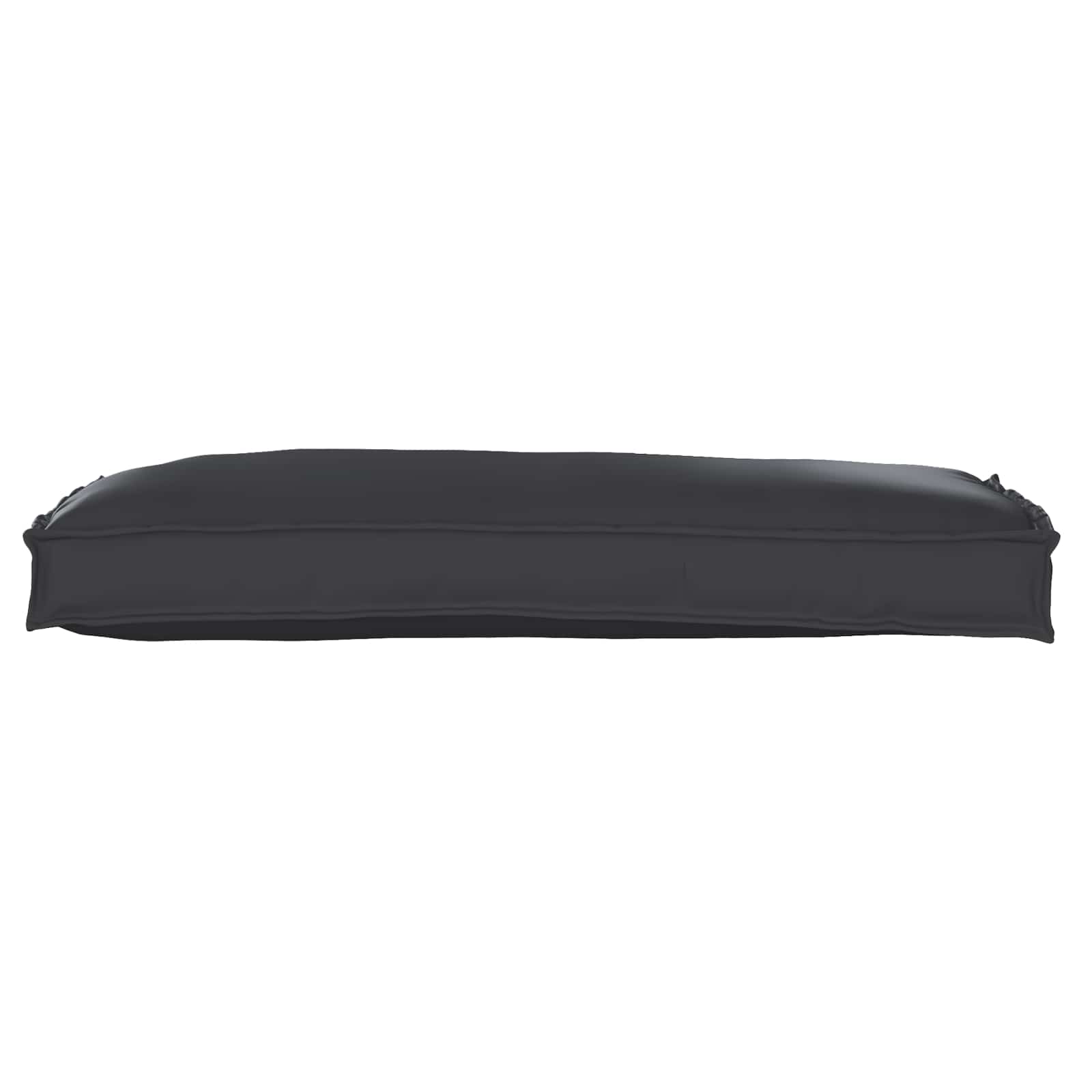 Set di Cuscini per Pallet 2 pz Tessuto Oxford Nero