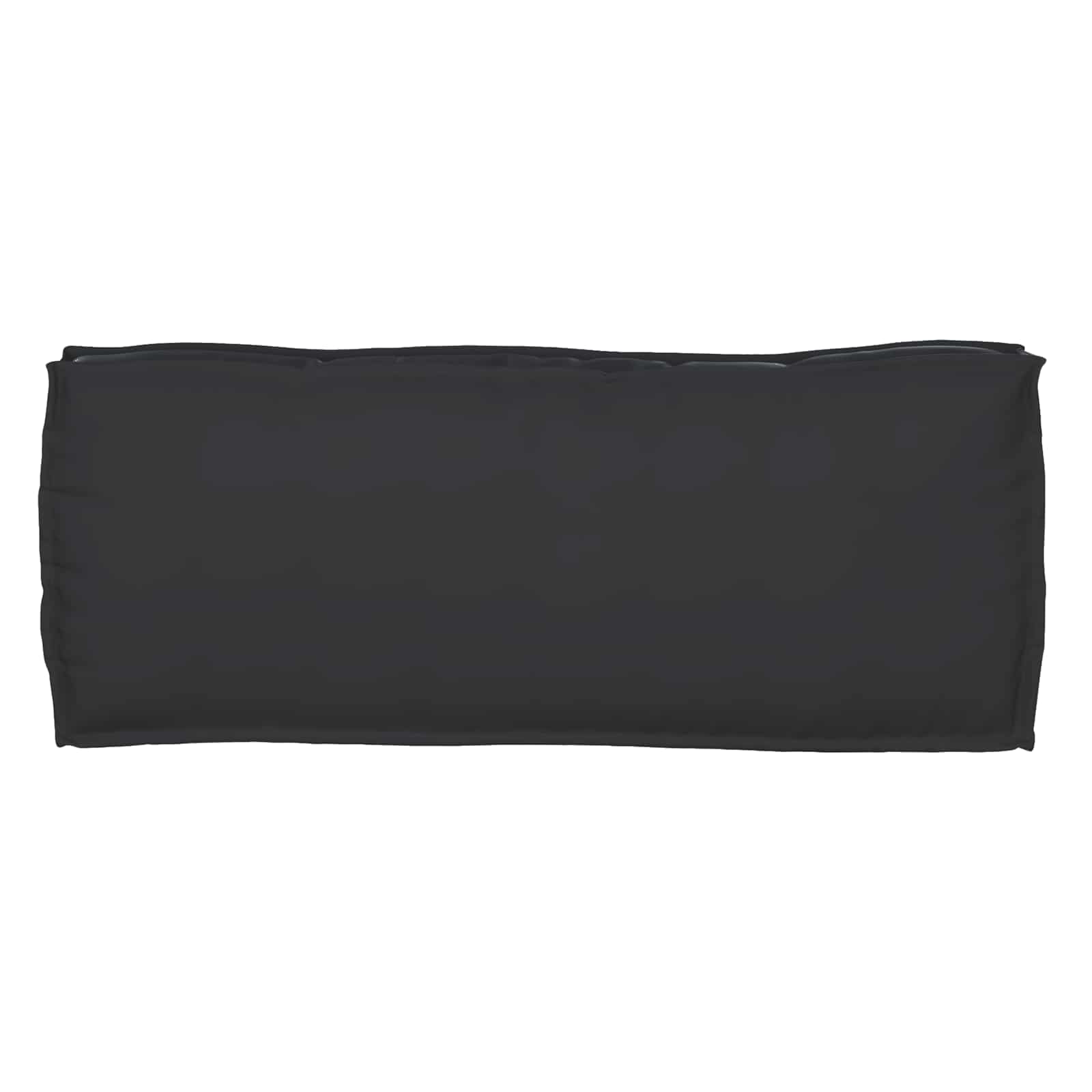 Set di Cuscini per Pallet 2 pz Tessuto Oxford Nero