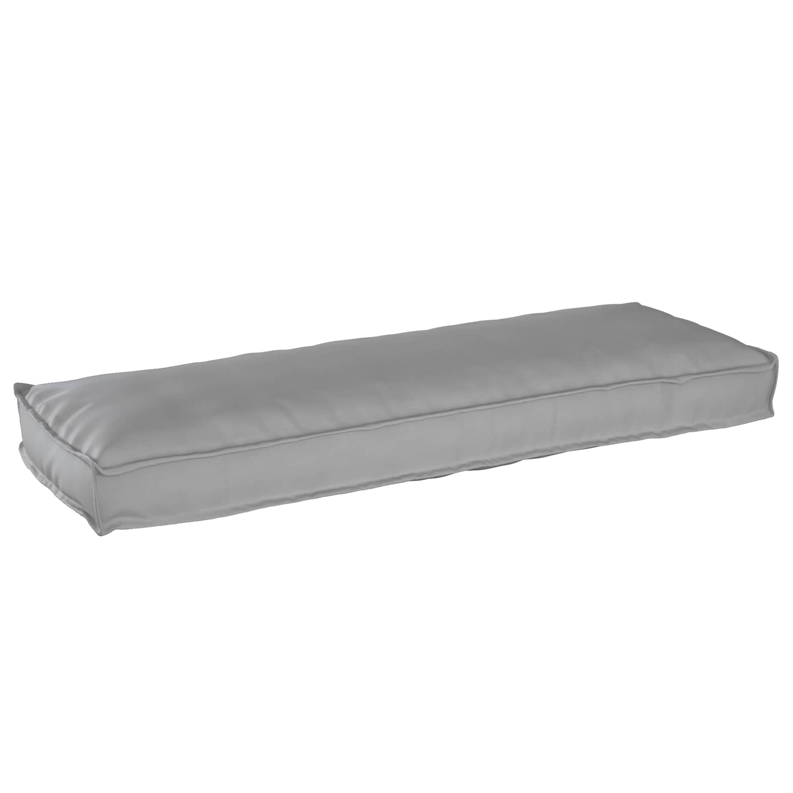 Set di Cuscini per Pallet 2 pz Tessuto Oxford Grigio