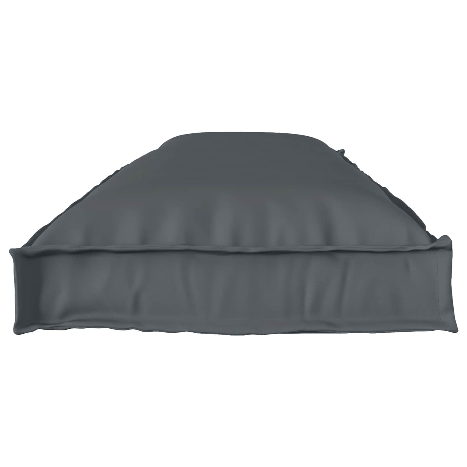 Set di Cuscini per Pallet 2 pz Tessuto Oxford Antracite