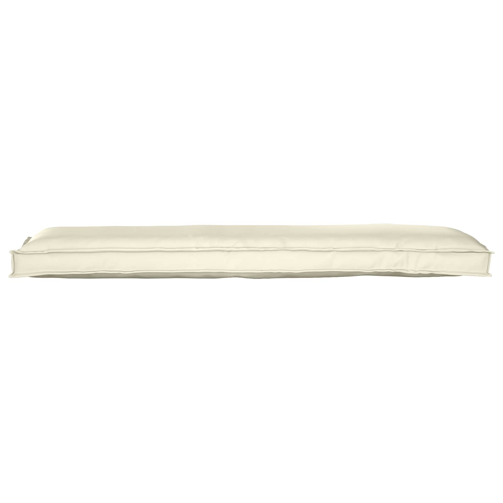 Set di Cuscini per Pallet 2 pz Tessuto Oxford Crema