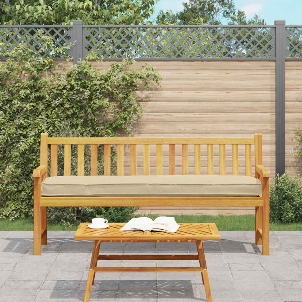 Set di Cuscini per Pallet 2 pz Tessuto Oxford Beige