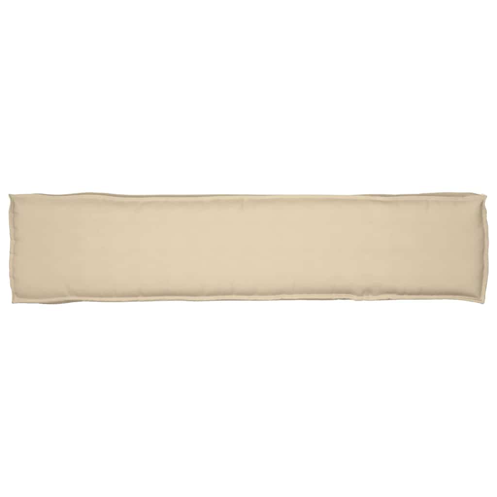 Set di Cuscini per Pallet 2 pz Tessuto Oxford Beige