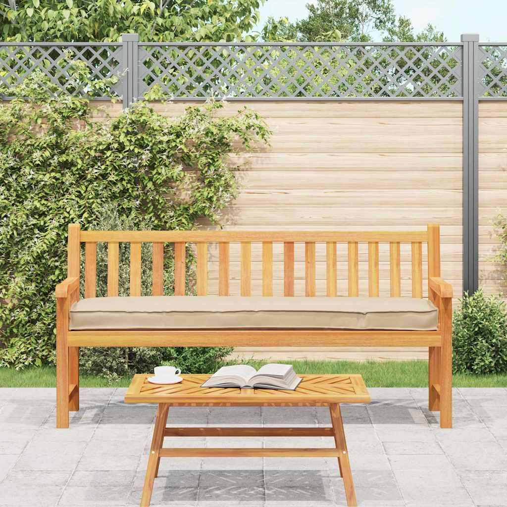 Set di Cuscini per Pallet 2 pz Tessuto Oxford Beige