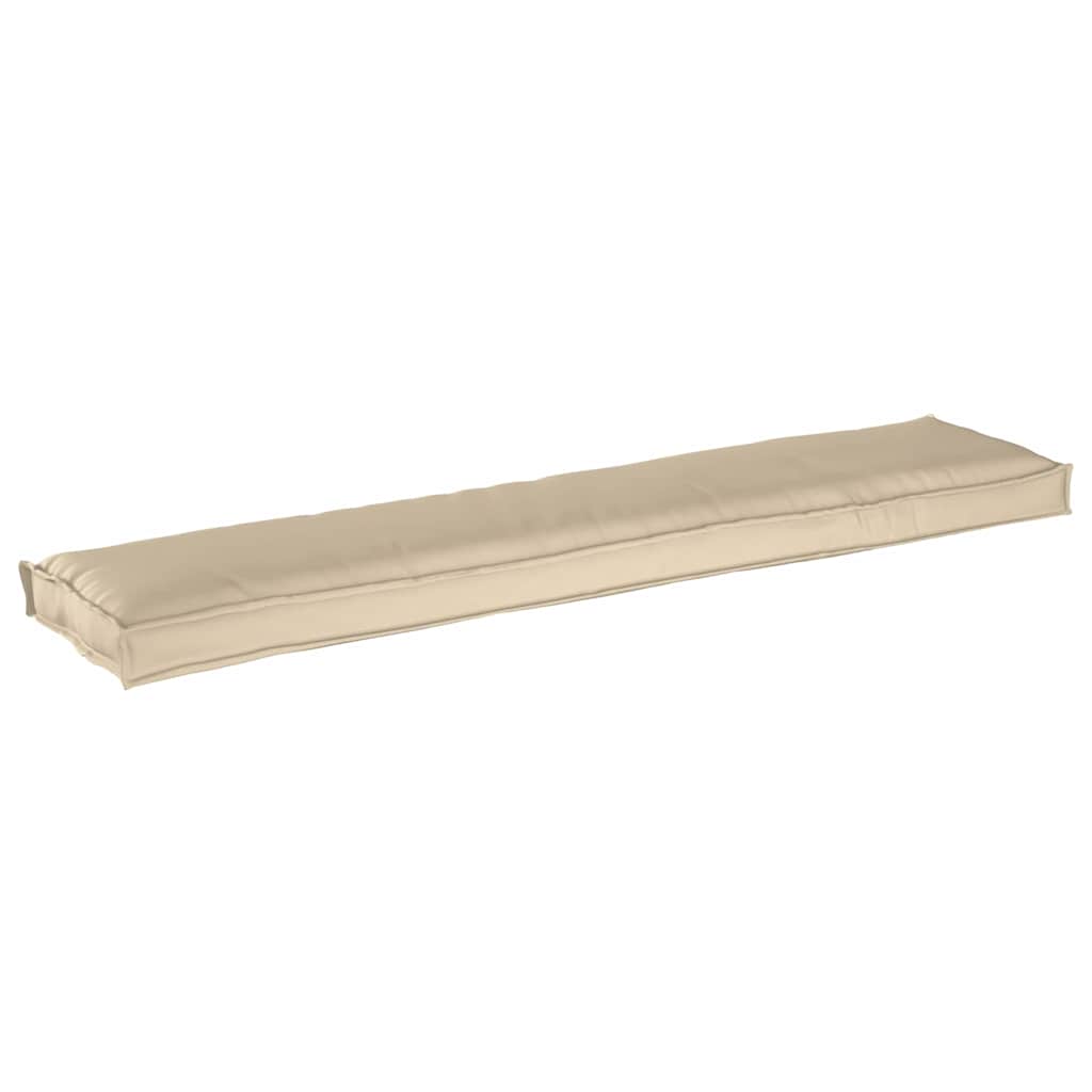 Set di Cuscini per Pallet 2 pz Tessuto Oxford Beige