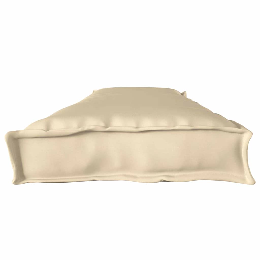 Set di Cuscini per Pallet 2 pz Tessuto Oxford Beige