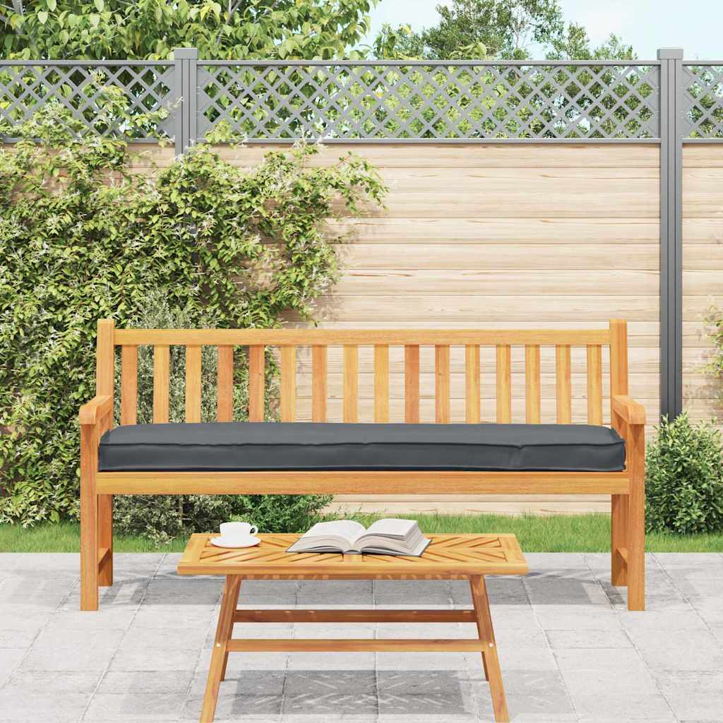 Set di Cuscini per Pallet 2 pz Tessuto Oxford Antracite