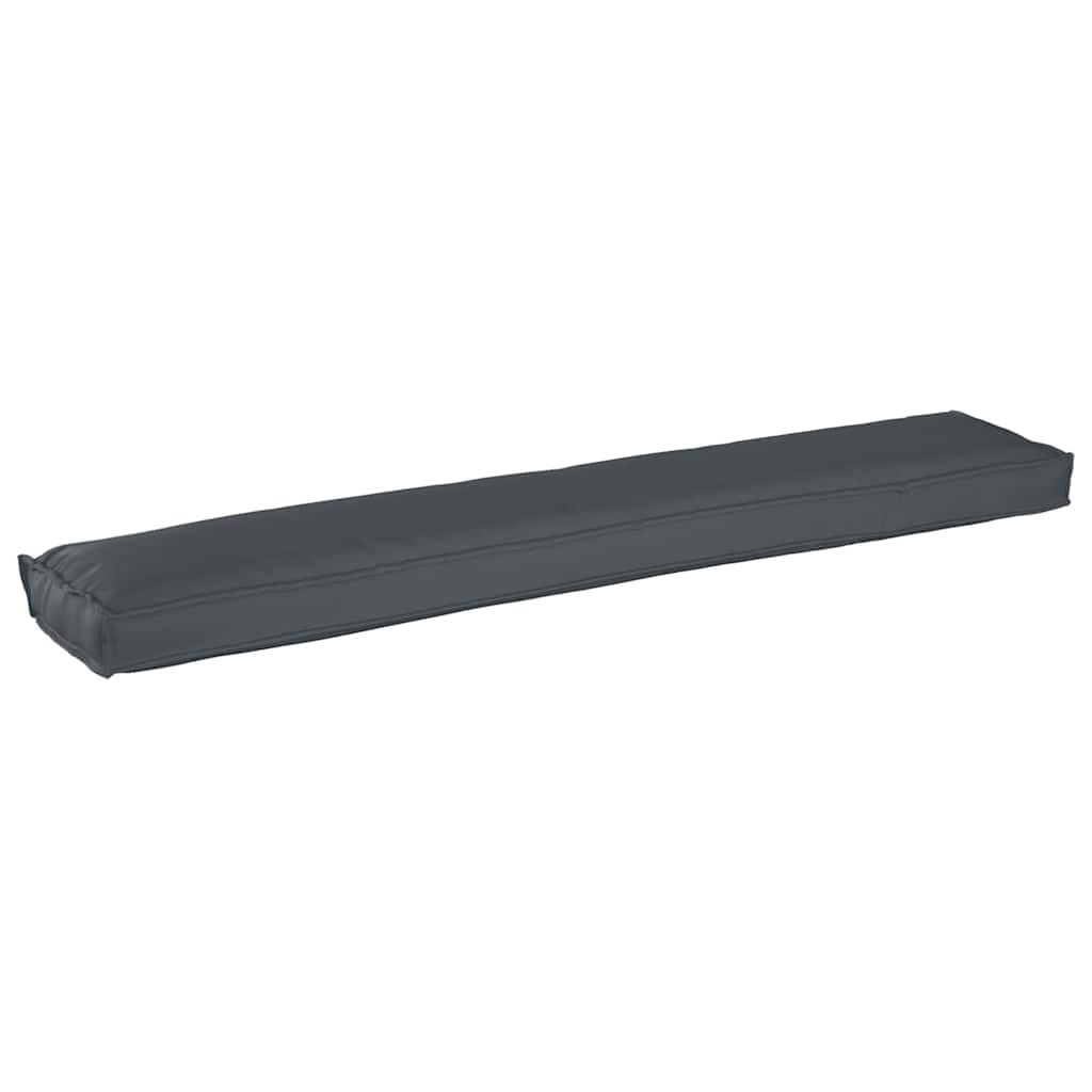 Set di Cuscini per Pallet 2 pz Tessuto Oxford Antracite