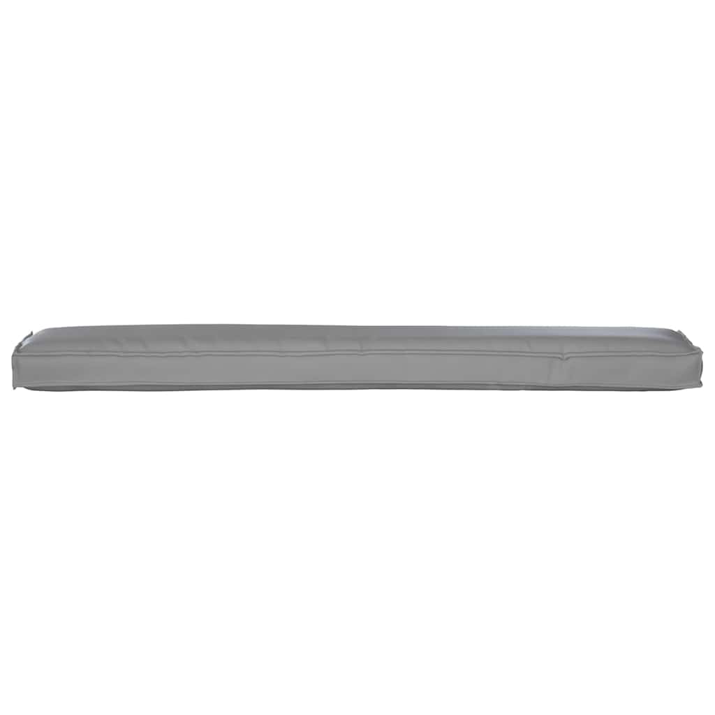 Set di Cuscini per Pallet 2 pz Tessuto Oxford Grigio