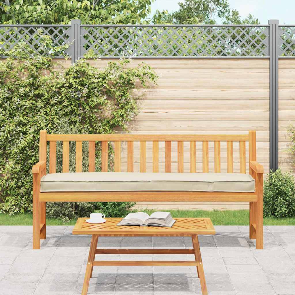 Set di Cuscini per Pallet 2 pz Tessuto Oxford Crema