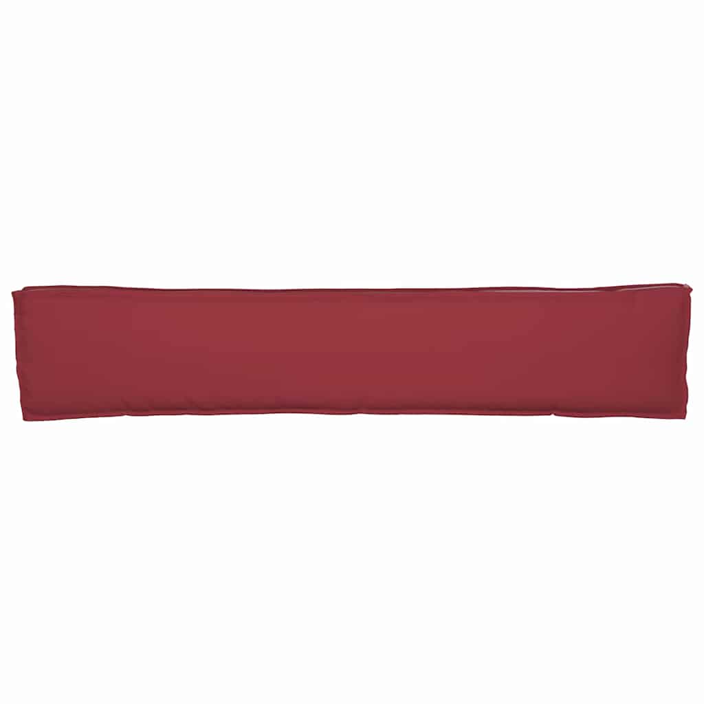 Set di Cuscini per Pallet 2 pz Tessuto Oxford Rosso Vino