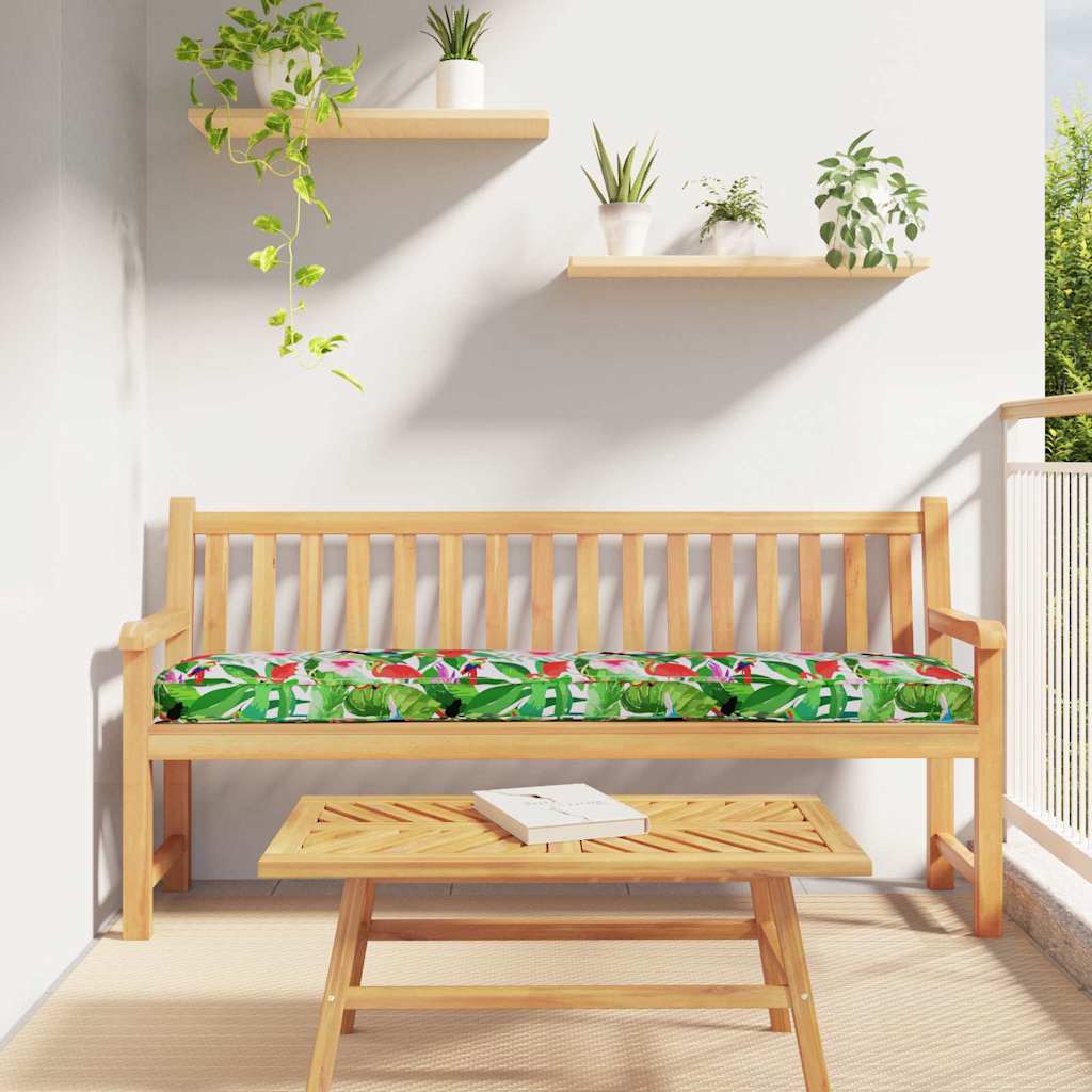 Set di Cuscini per Pallet 2 pz Tessuto Oxford Giungla Tropicale