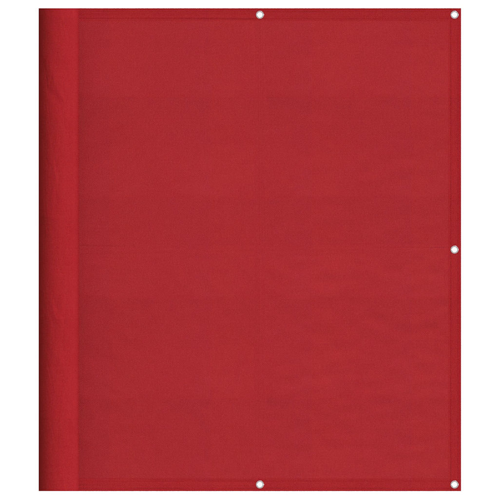 Paravento da Balcone Rosso 120x800 cm 100% Poliestere Oxford