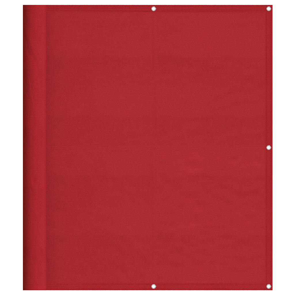 Paravento da Balcone Rosso 120x1000 cm 100% Poliestere Oxford