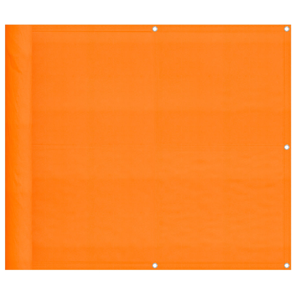 Paravento da Balcone Arancione 90x700 cm 100% Poliestere Oxford