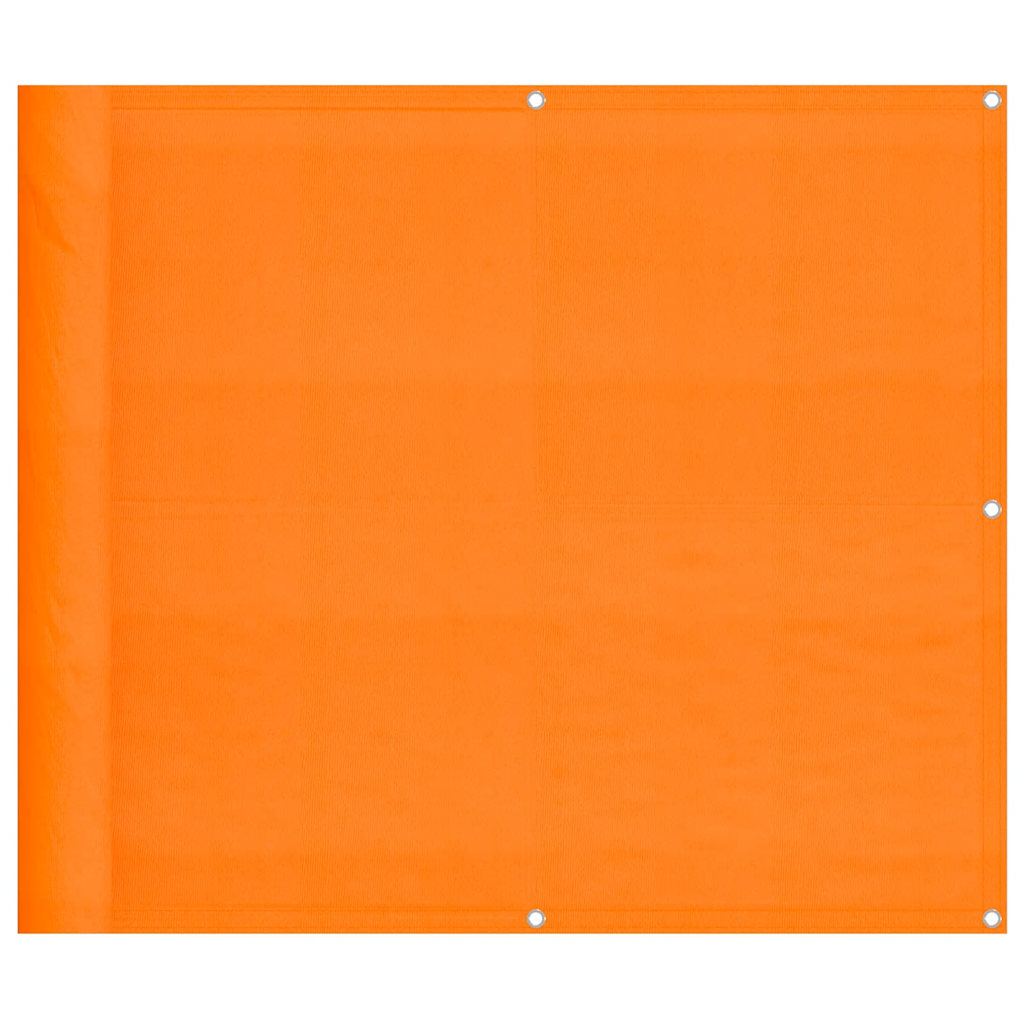 Paravento da Balcone Arancione 90x800 cm 100% Poliestere Oxford