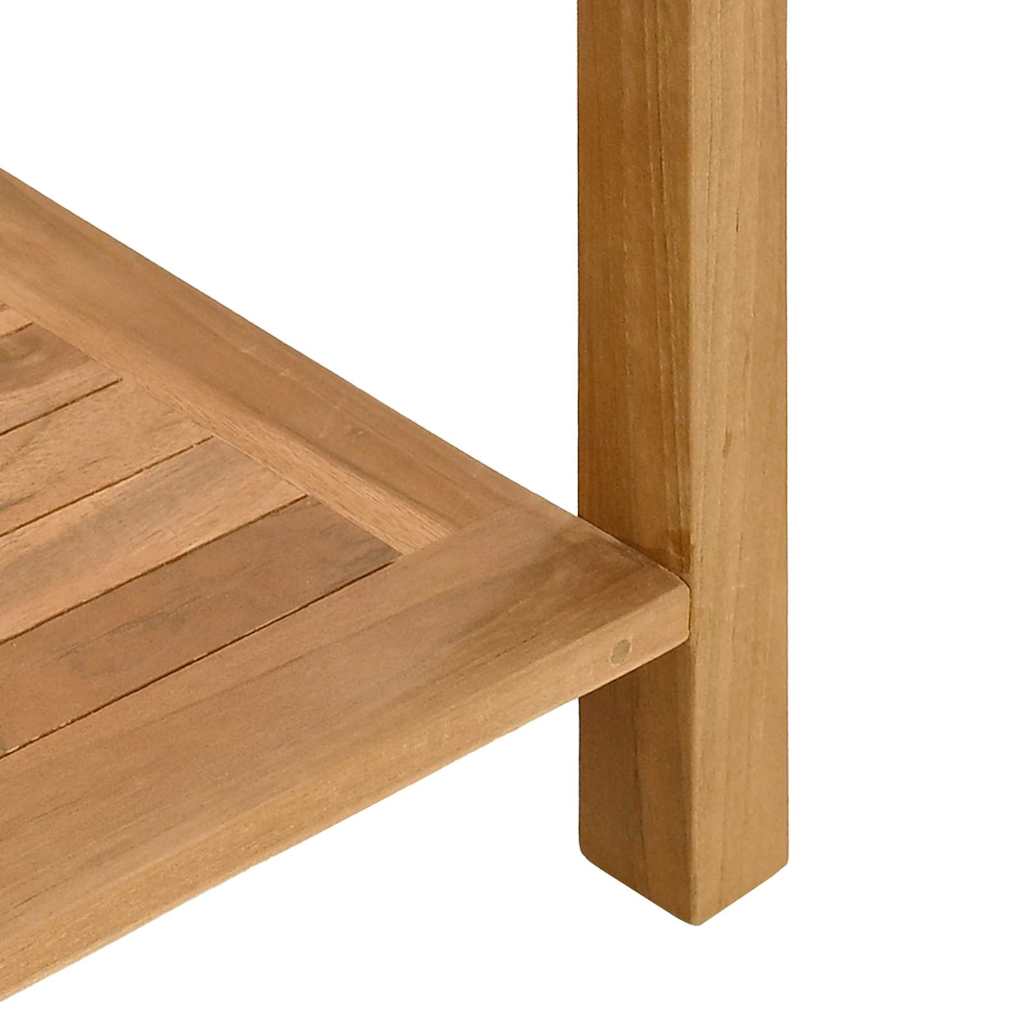 Tavolo consolle Marrone 110 x 40 x 75 cm Legno di teak solido