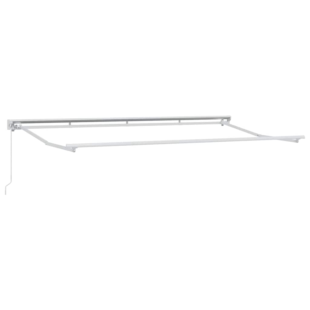 Struttura della tenda Regolabile Bianco 4 x 2 m Acciaio