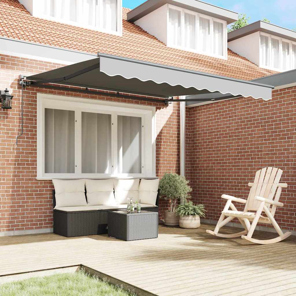 Struttura della tenda Regolabile Antracite 3,5 x 2,5 m Acciaio