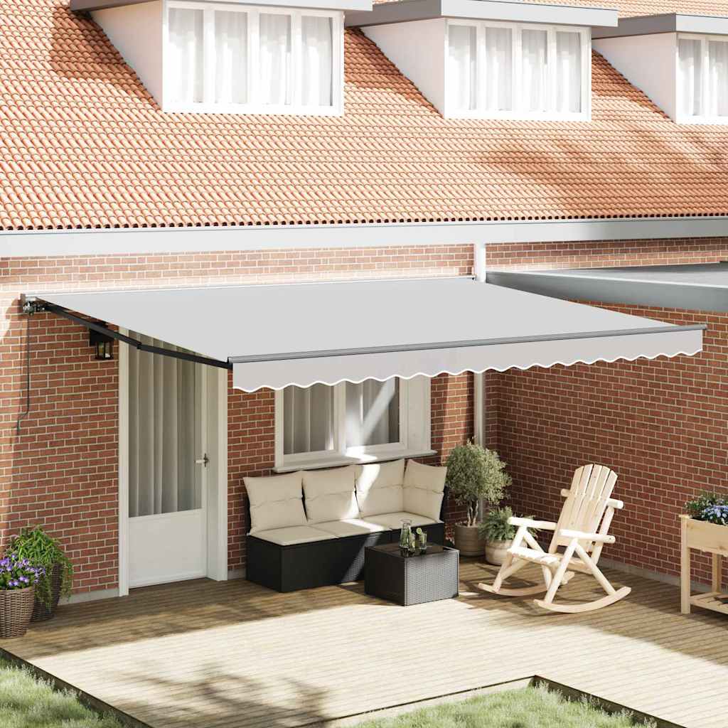 Struttura della tenda Regolabile Antracite 4 × 3 m Acciaio