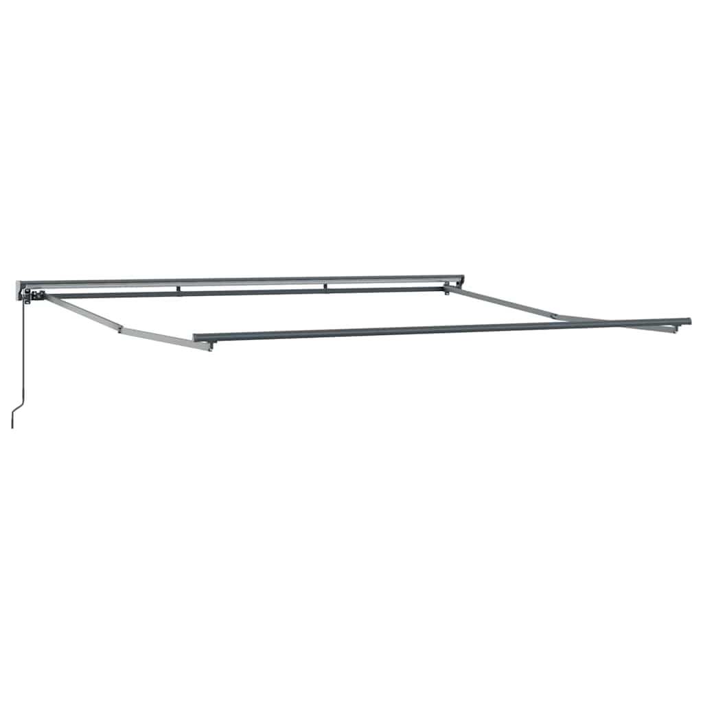 Struttura della tenda Regolabile Antracite 4 × 3 m Acciaio