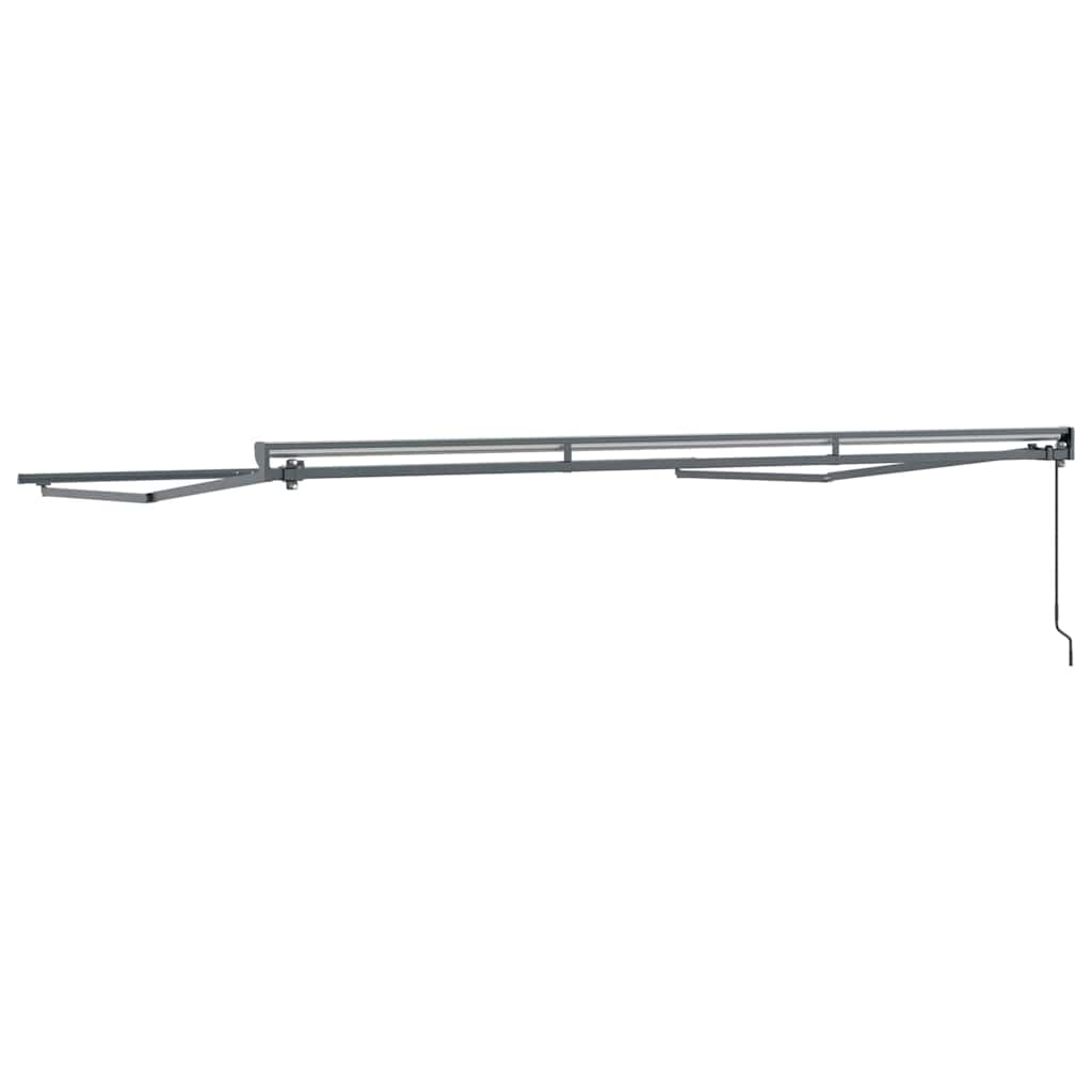 Struttura della tenda Regolabile Antracite 4 × 3 m Acciaio
