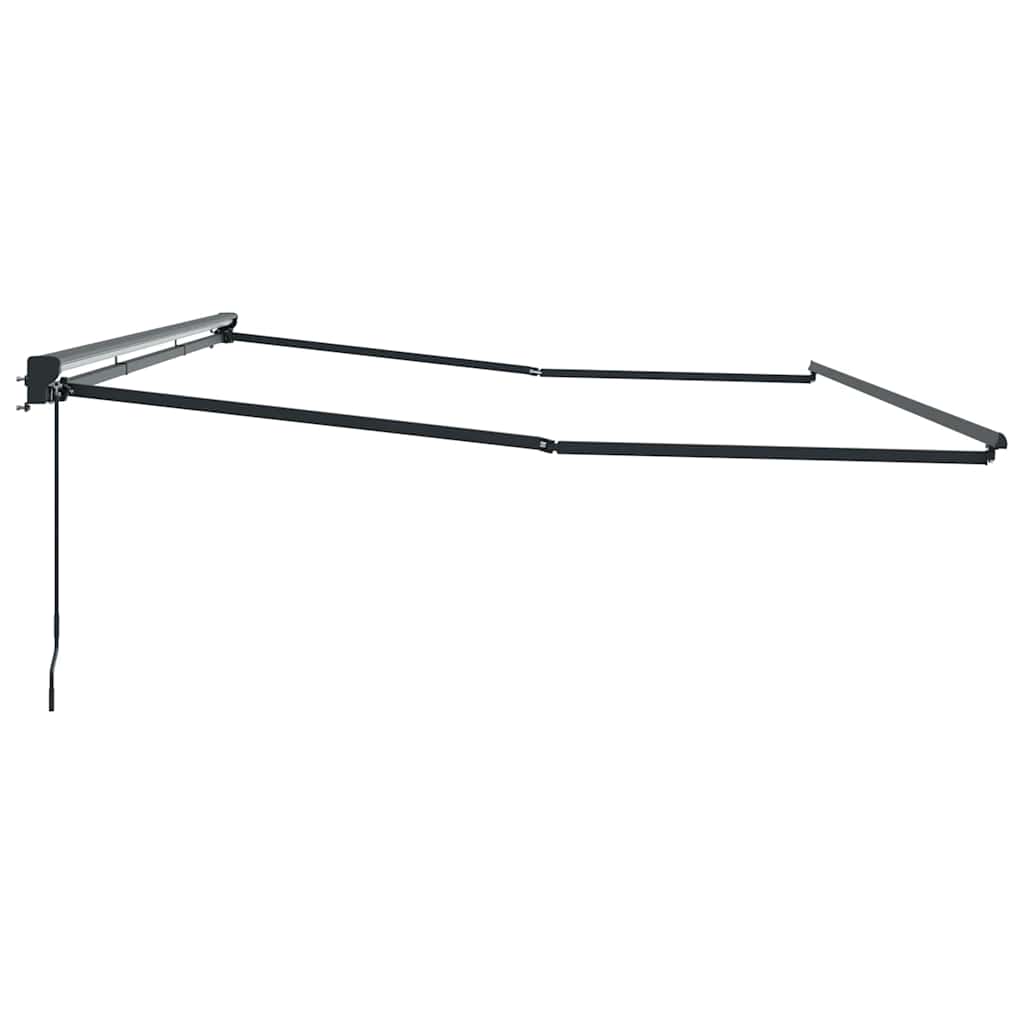 Struttura della tenda Regolabile Antracite 5 x 3 m Acciaio