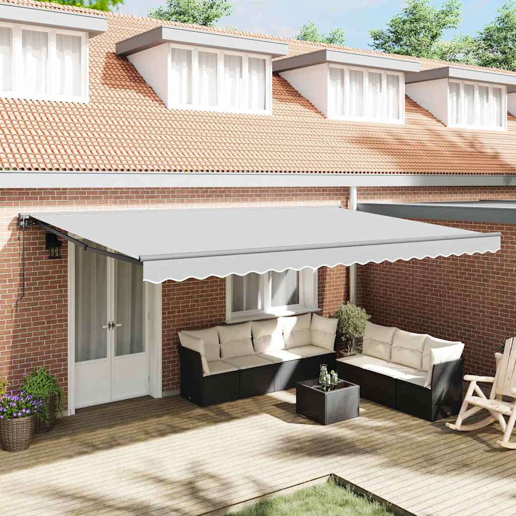 Struttura della tenda Regolabile Antracite 4,5 × 3 m Acciaio