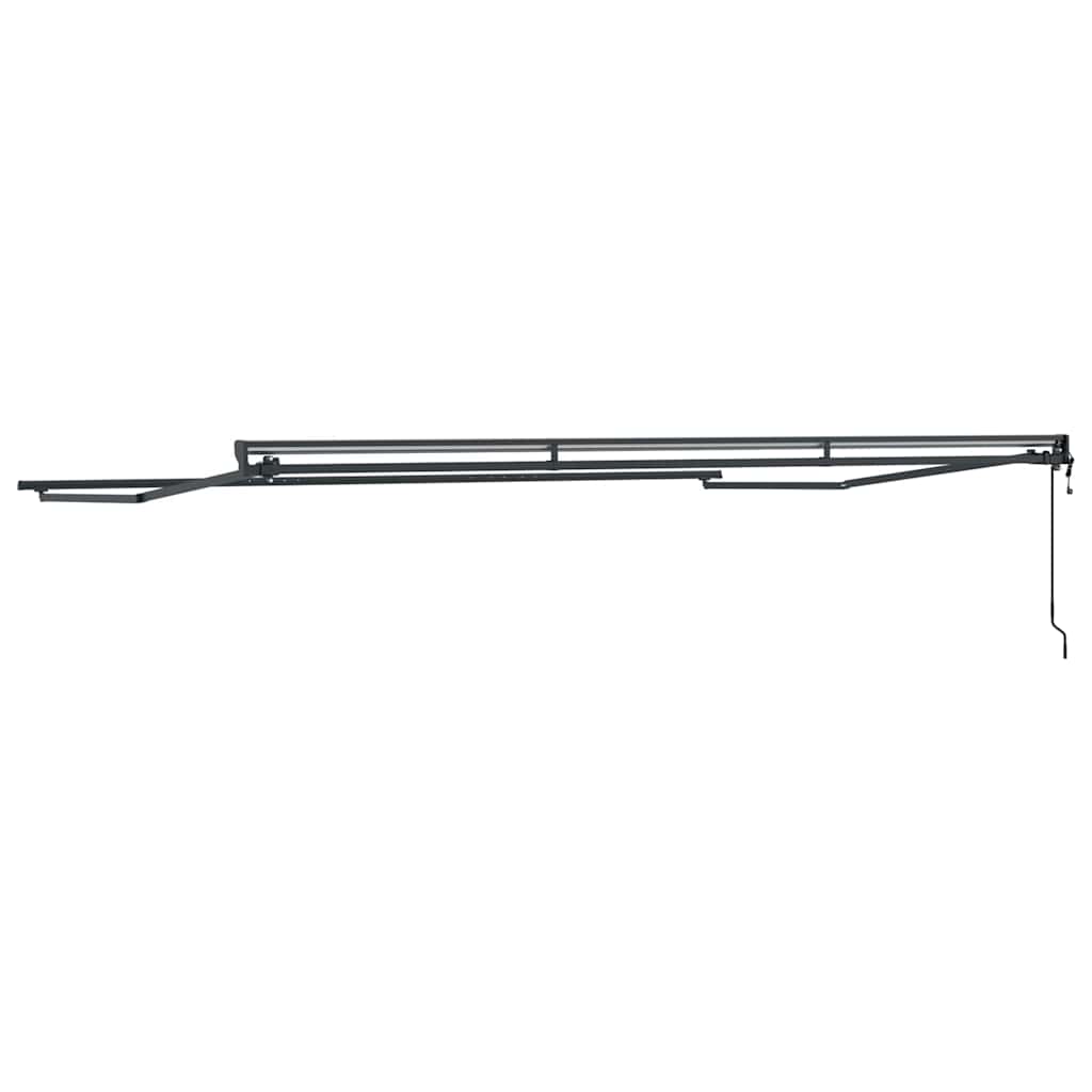 Struttura della tenda Regolabile Antracite 4,5 × 3 m Acciaio