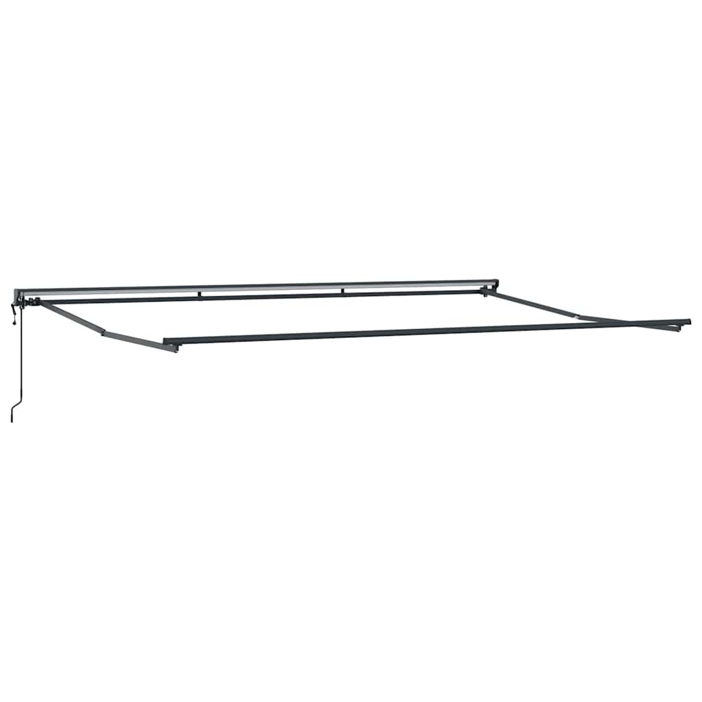 Struttura della tenda Regolabile Antracite 5 x 3 m Acciaio